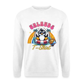 Urlaubs Shirt – Pinguin Urlaub T Shirt - Unisex Pullover - Weiß - Vorne
