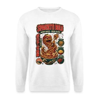 Spaghetti Bolo Mehr Sauce Shirt - Unisex Pullover - Weiß - Vorne