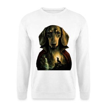 Vêtement de vampire viennois teckel viennois - Sweat-shirt Unisexe - blanc - Devant