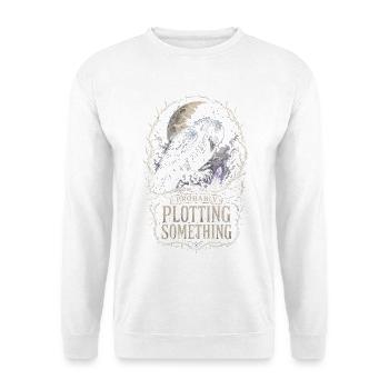 Raven Raven prépare probablement quelque chose - Sweat-shirt Unisexe - blanc - Devant