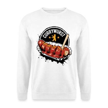 Currywurst Berlin - Unisex Pullover - Weiß - Vorne