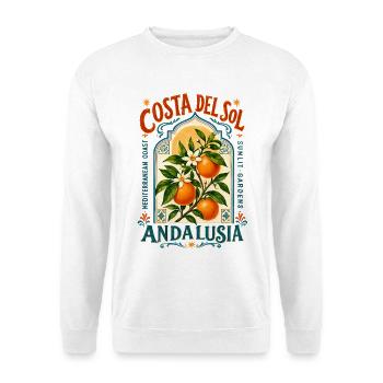 Andalucia Costa del Sol Design - Unisex Sweatshirt - white - Front