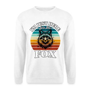 Lustige Rotfuchs Fuchs Sprüche - Unisex Pullover - Weiß - Vorne