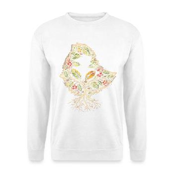 Äthiopien Äthiopisch Äthiopier - Unisex Pullover - Weiß - Vorne - Alina (178cm) & Michal (187cm)