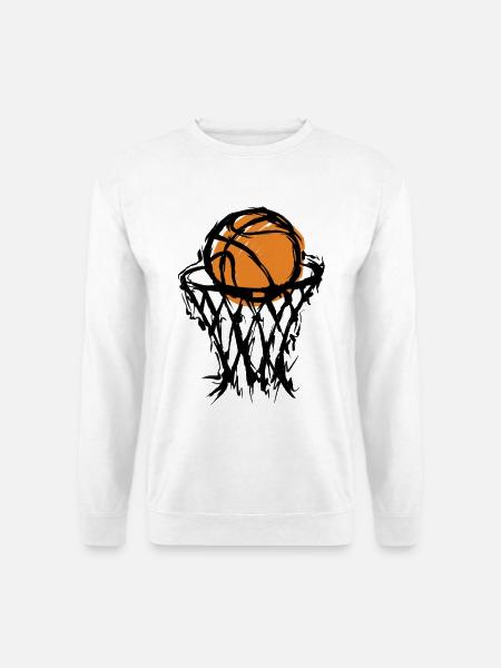Basketball  - Unisex Pullover - Weiß