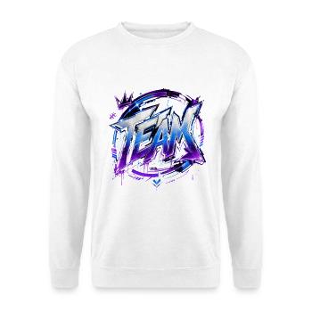 Team - Unisex Pullover - Weiß - Vorne