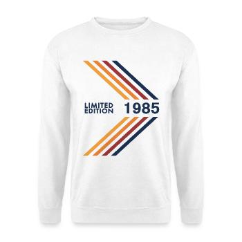 1985 Limited Edition Geburtstag Herren Damen - Unisex Pullover - Weiß - Vorne