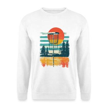 Basket And Chains Disc Golf Starter Sets - Unisex Pullover - Weiß - Vorne