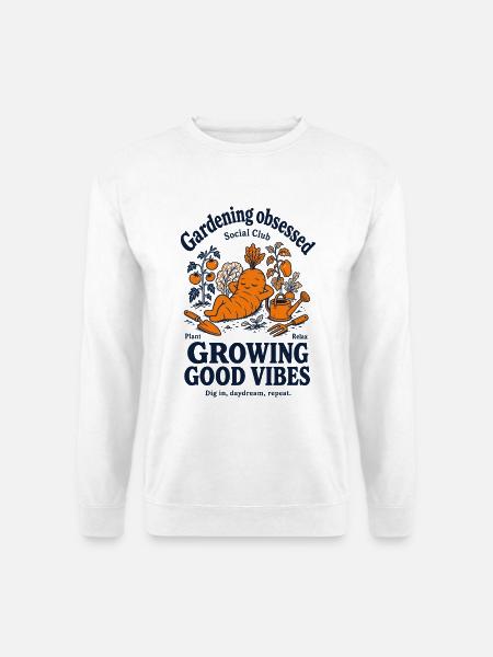 Urban Gardening Growing - Unisex Sweatshirt - white