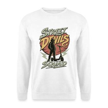 Street Devils Squad | Scooter Rider - Unisex Sweatshirt - white - Front