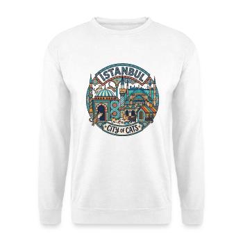Istanbul Turkey Cats - Unisex Sweatshirt - white - Front