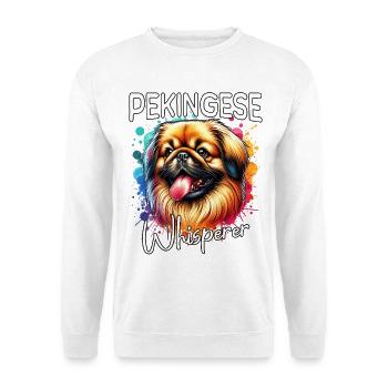Pekingese Whisperer - Unisex Sweatshirt - white - Front