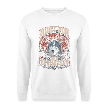 Le crabe royal d’Alaska construit pour la mer de Béring - Sweat-shirt Unisexe - blanc - Devant