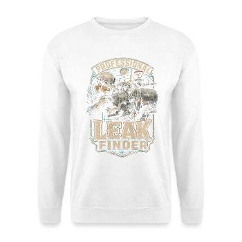 Pipelayer Professional Leak Finder - Unisex Sweatshirt - white - Front