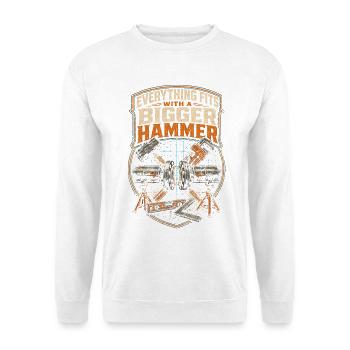 Pipe Layer Pipeline Builder - Unisex Sweatshirt - white - Front