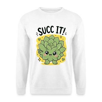 Urban Gardening Succ It Plantlover Plants - Unisex Sweatshirt - white - Front