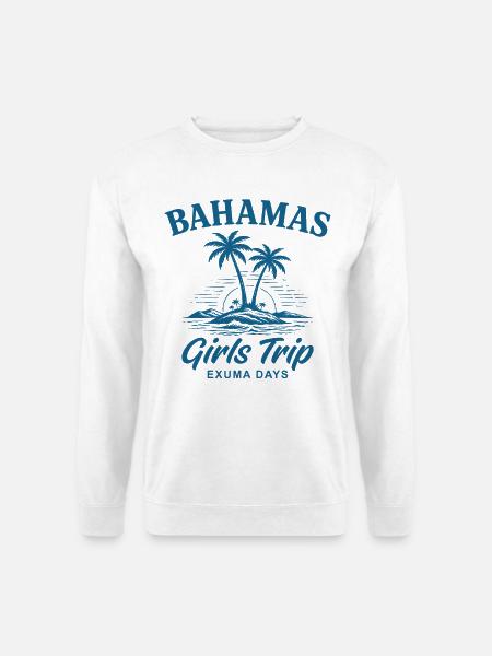 Bahamas Girls Trip Exuma Days - Unisex Pullover - Weiß