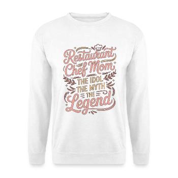 Restaurant Chef Mom The Idol The Executive Chef - Unisex Sweatshirt - white - Front