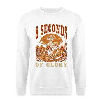 Eight Seconds of Glory Rodeo - Unisex Sweatshirt - white - Front