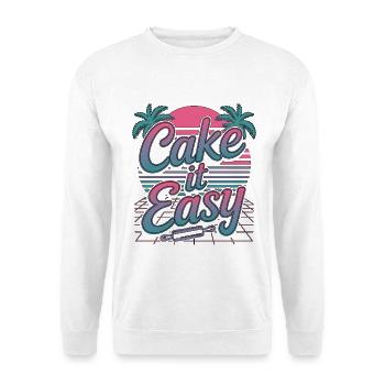Pastry Chef Cake It Easy Baking Professional - Unisex Pullover - Weiß - Vorne