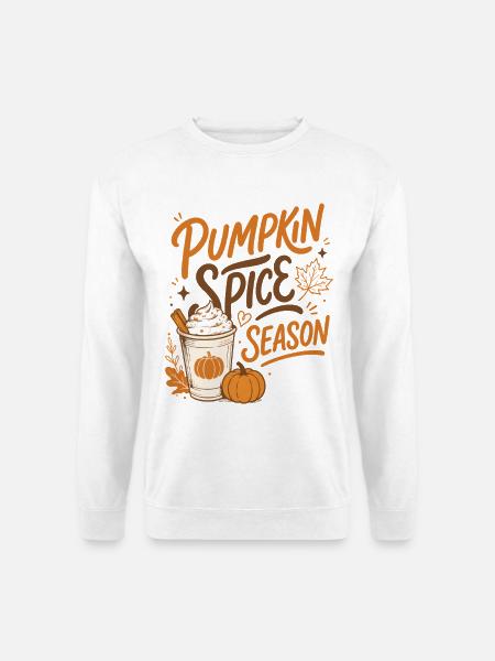 Pumpkin Spice Season - Herbst Saison  - Unisex Pullover - Weiß
