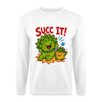 Urban Gardening Succ It Grow Your Own - Unisex Sweatshirt - white - Front
