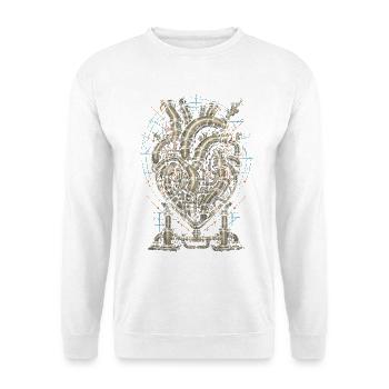 Rohrleger Rohrleitungsbauer - Unisex Pullover - Weiß - Vorne - Alina (178cm) & Michal (187cm)