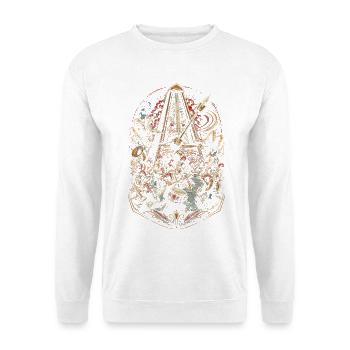 Spielmannszug Blaskapelle Metronome - Unisex Pullover - Weiß - Vorne - Alina (178cm) & Michal (187cm)