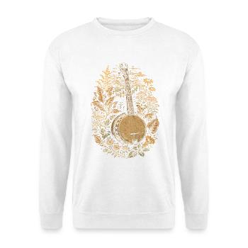 Bluegrass Musik - Unisex Pullover - Weiß - Vorne - Alina (178cm) & Michal (187cm)