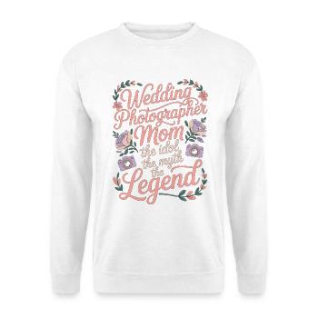 Wedding Photographer Mom The Idol Loves Photoshoot - Unisex Pullover - Weiß - Vorne - Alina (178cm) & Michal (187cm)