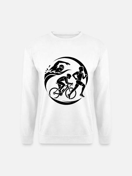 Triathlon - Unisex Pullover - Weiß