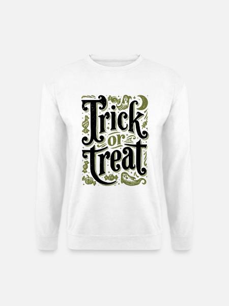 Trick or Treat Halloween Kostüm - Unisex Pullover - Weiß