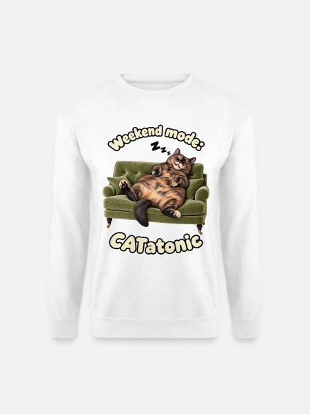 Katatonisch - Unisex Pullover - Weiß
