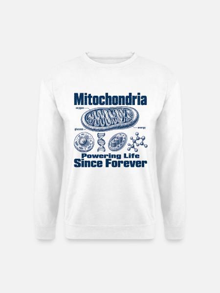 Mitochondrien Energie - Unisex Pullover - Weiß