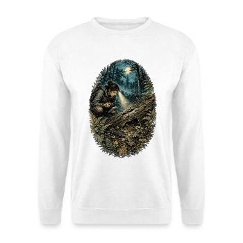 Herpetologie Herpetologe - Unisex Pullover - Weiß - Vorne - Alina (178cm) & Michal (187cm)