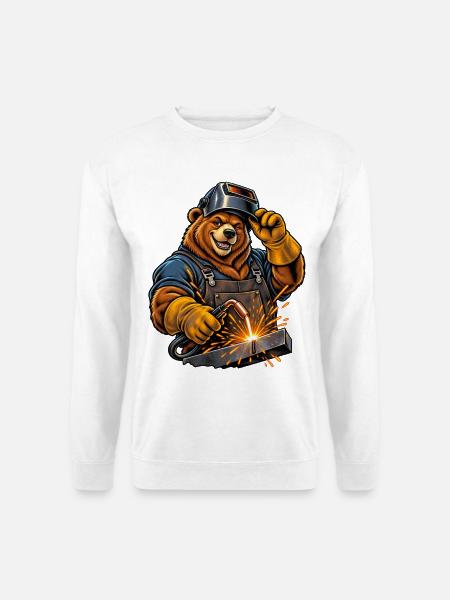 Schweißer Handwerk / Handwerker - Unisex Pullover - Weiß