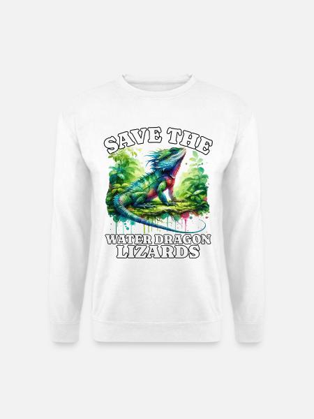 Save Chinesische Wasseragame - Unisex Pullover - Weiß