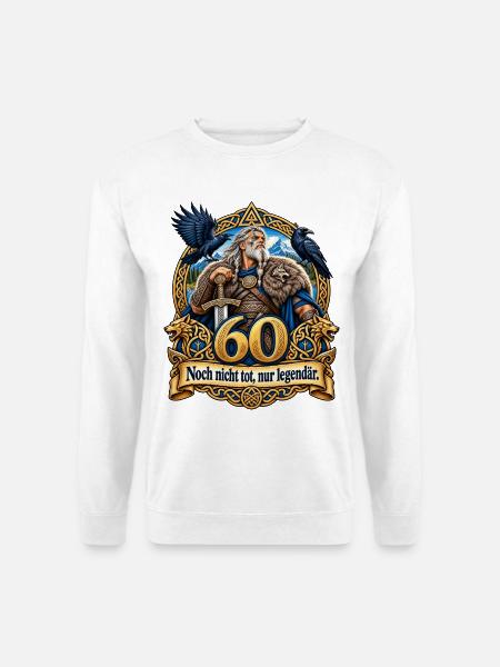 60.Geburtstag - Unisex Pullover - Weiß