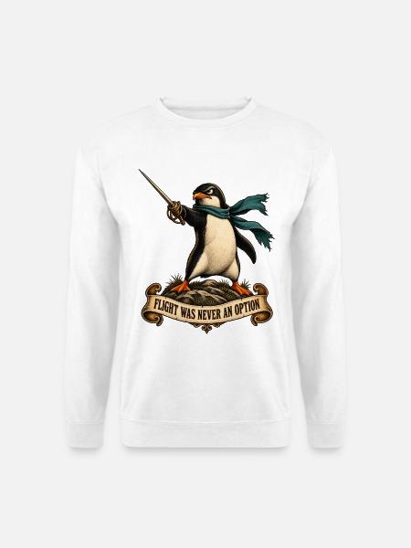 Flight Was Never an Option - Unisex Pullover - Weiß