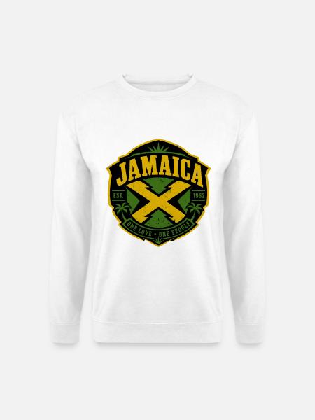 Jamaika - Unisex Pullover - Weiß