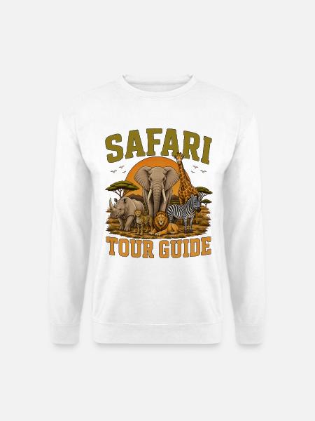 Safari Tour Guide - Unisex Pullover - Weiß