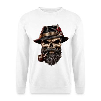 Blackforest - Outlaw - Unisex Pullover - Weiß - Vorne - Alina (178cm) & Michal (187cm)