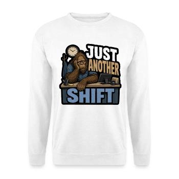 Just Another Shift Bigfoot - Unisex Pullover - Weiß - Vorne - Alina (178cm) & Michal (187cm)