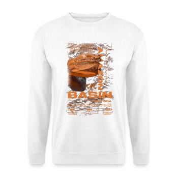 Smaragdbaumboa-Schlangenbesitzer und Reptilienhalter - Unisex Pullover - Weiß - Vorne - Alina (178cm) & Michal (187cm)