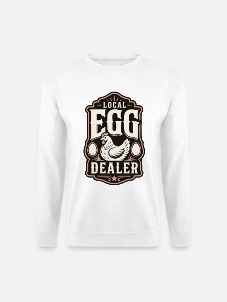 Local Egg Dealer - Unisex Pullover - Weiß