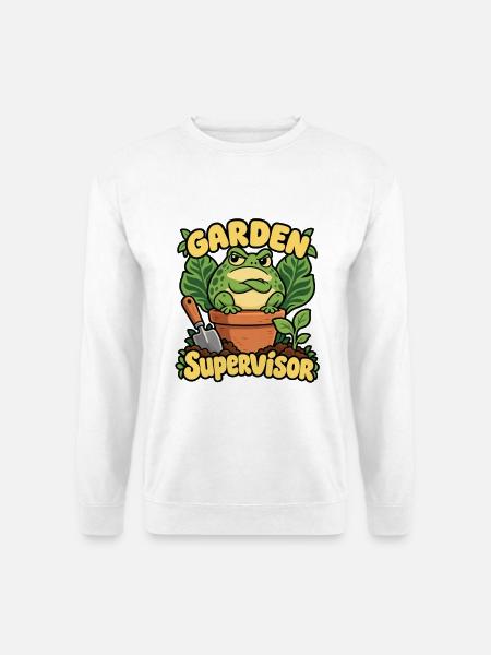 Garden Supervisor  - Unisex Pullover - Weiß