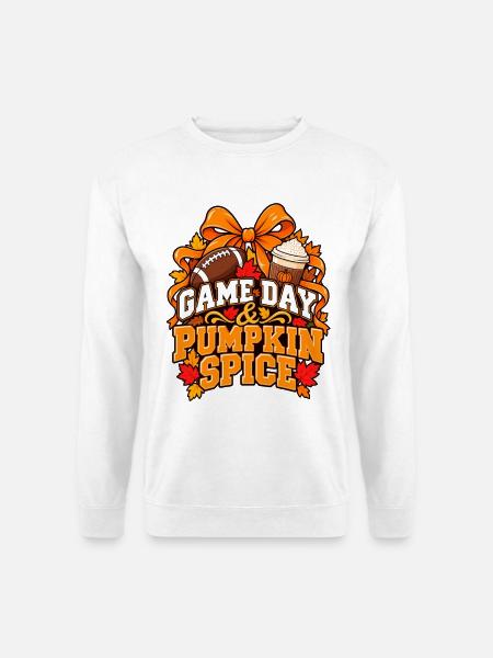 Game Day Pumpkin Spice - Unisex Pullover - Weiß