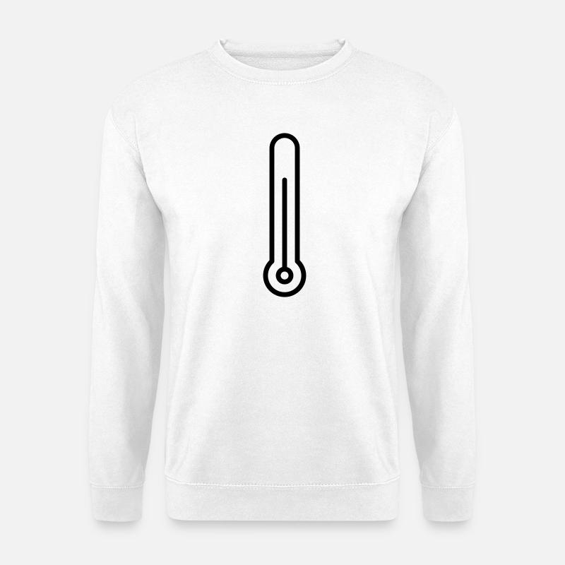 Thermometer - Unisex Pullover - Weiß