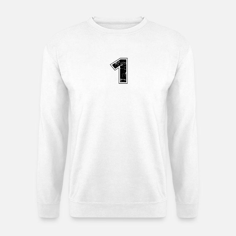 1 - Unisex Pullover - Weiß