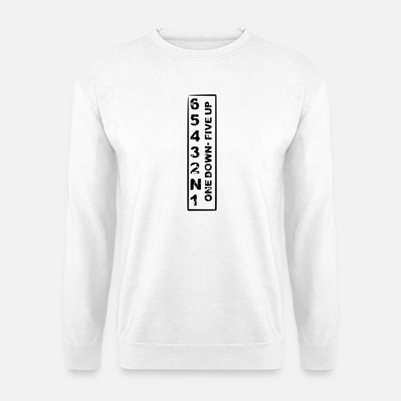 one down five up - Unisex Sweatshirt - white